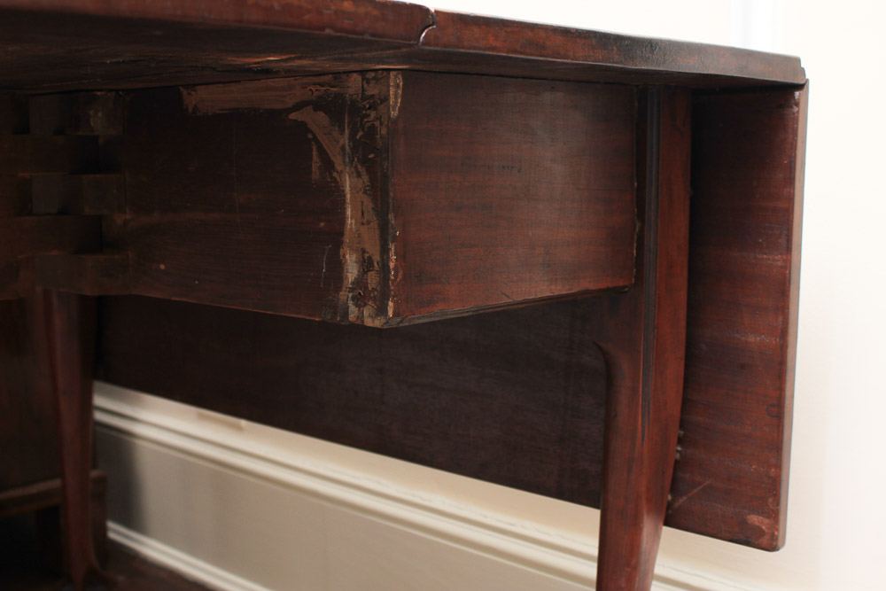 Vintage Chippendale Style Drop Leaf Table