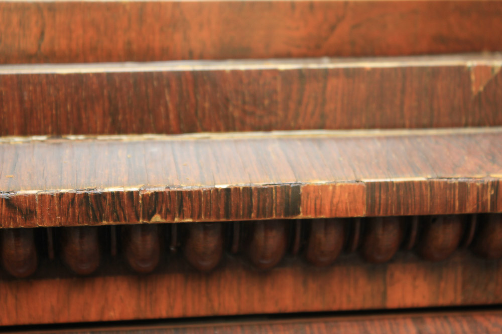 Antique Victorian Empire Style Fall Front Secretaire Abbatant