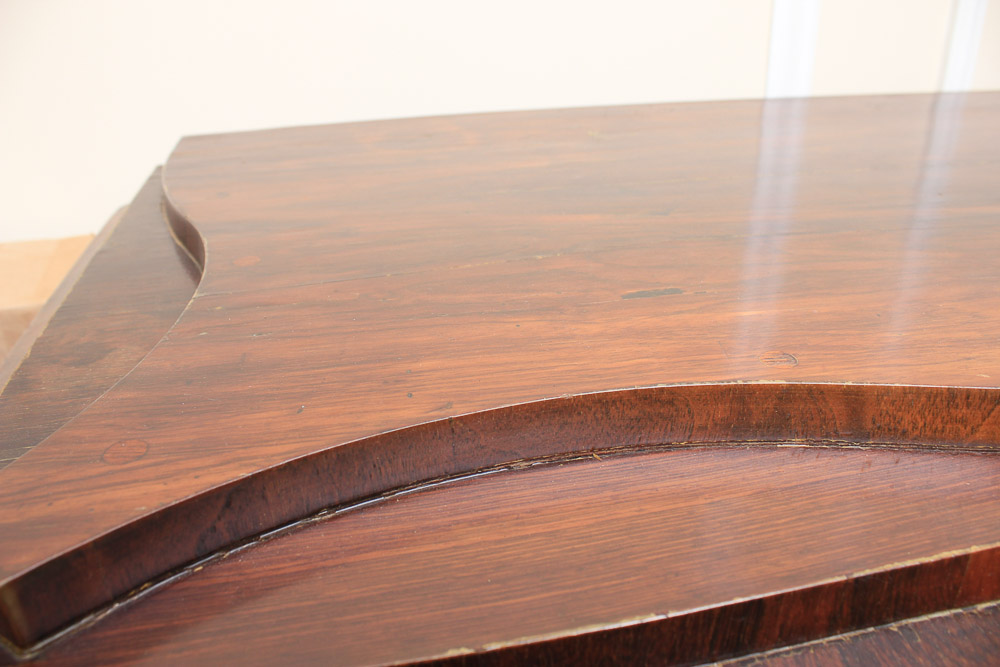 Antique Victorian Empire Style Fall Front Secretaire Abbatant