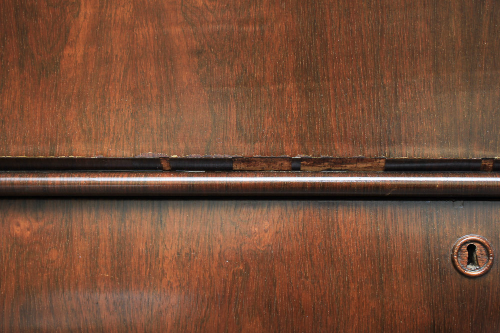 Antique Victorian Empire Style Fall Front Secretaire Abbatant