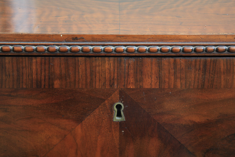 Vintage Queen Anne Style Mahogany Fall Front Secretary Desk on Stand