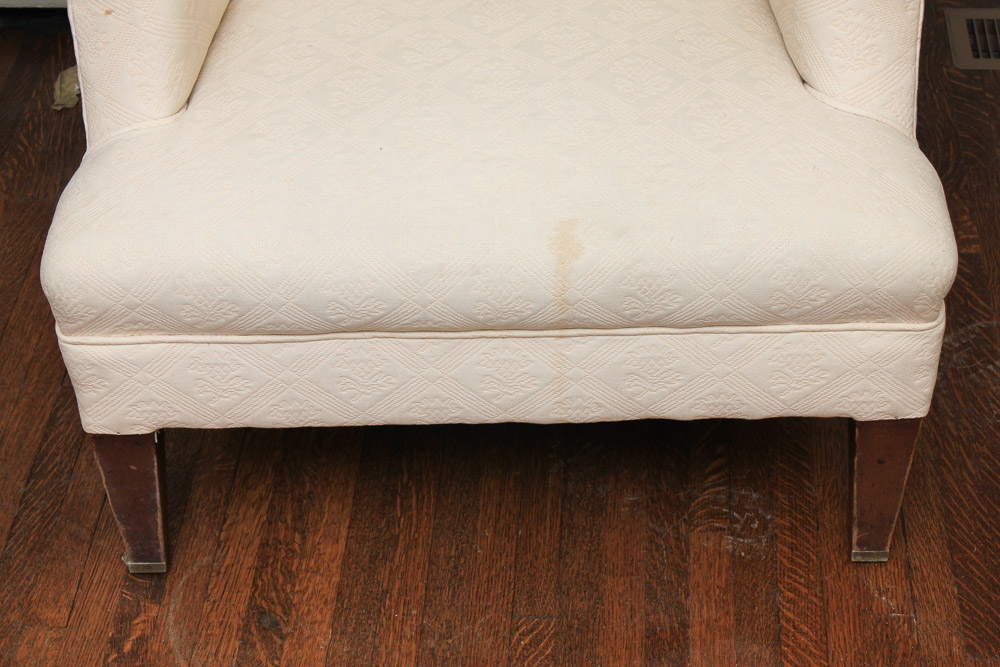 Upholstered Wingback Chair