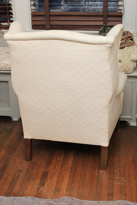 Upholstered Wingback Chair