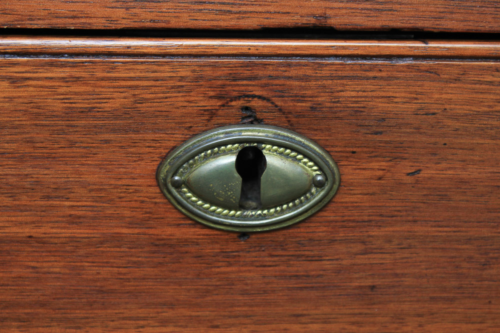 Antique Sheraton Style Walnut Chest of Drawers