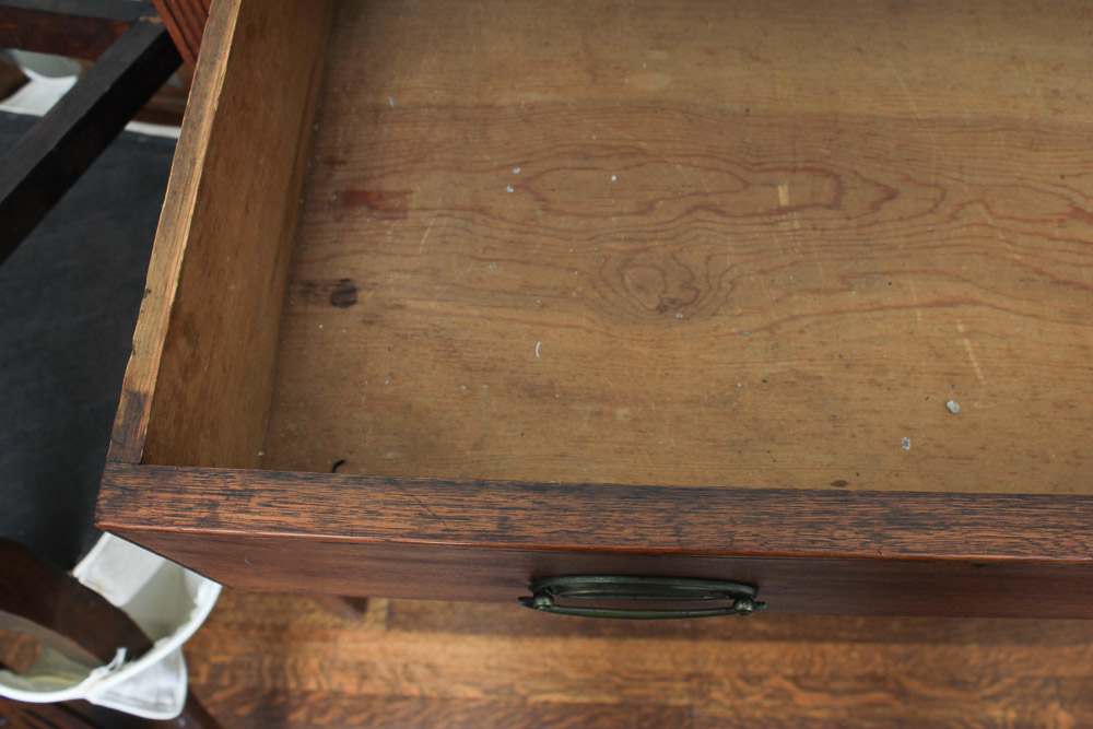 Antique Sheraton Style Walnut Chest of Drawers