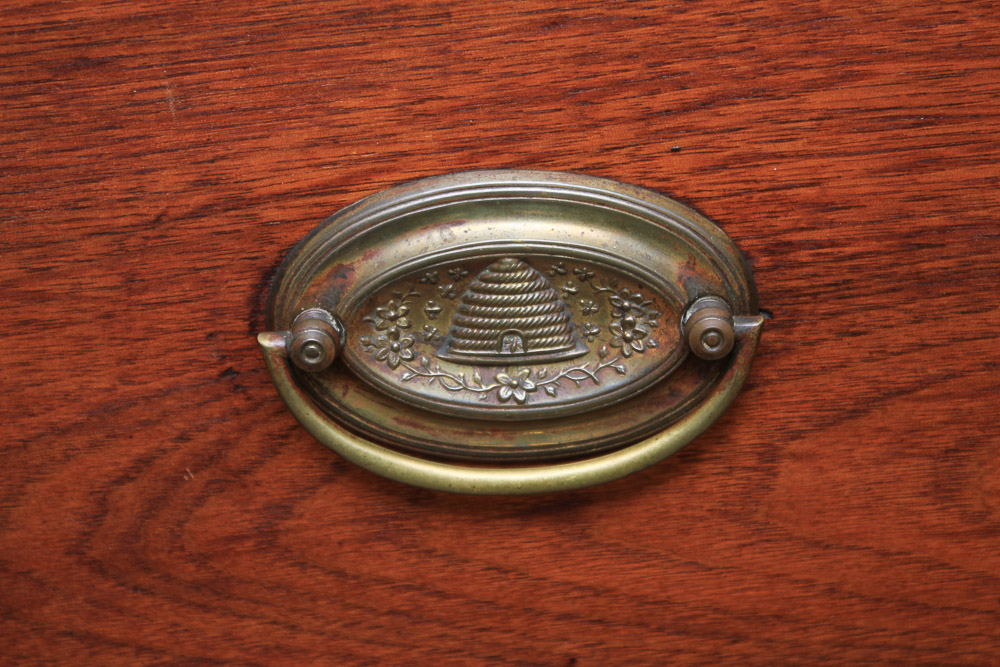 Antique Sheraton Style Walnut Chest of Drawers