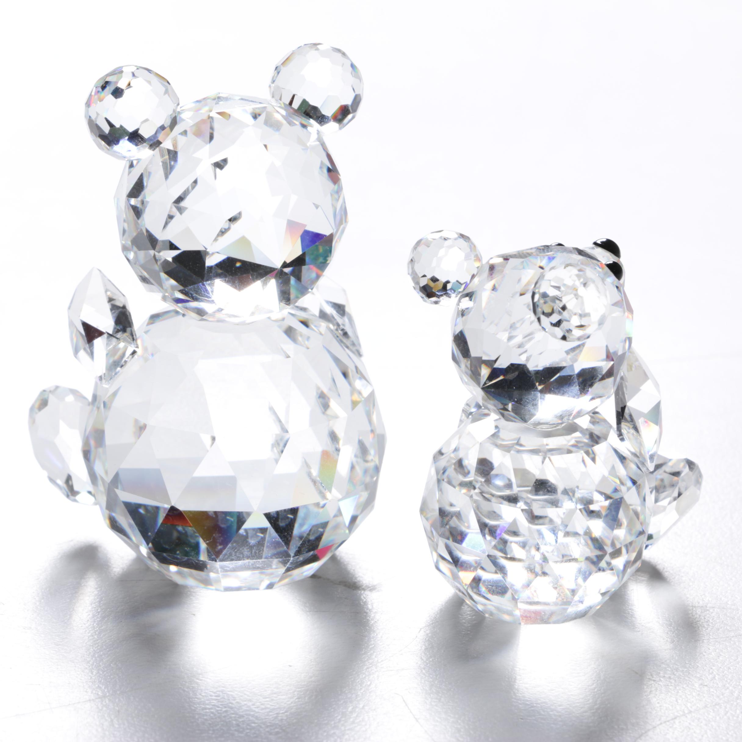 Swarovski Crystal Bear Figurines