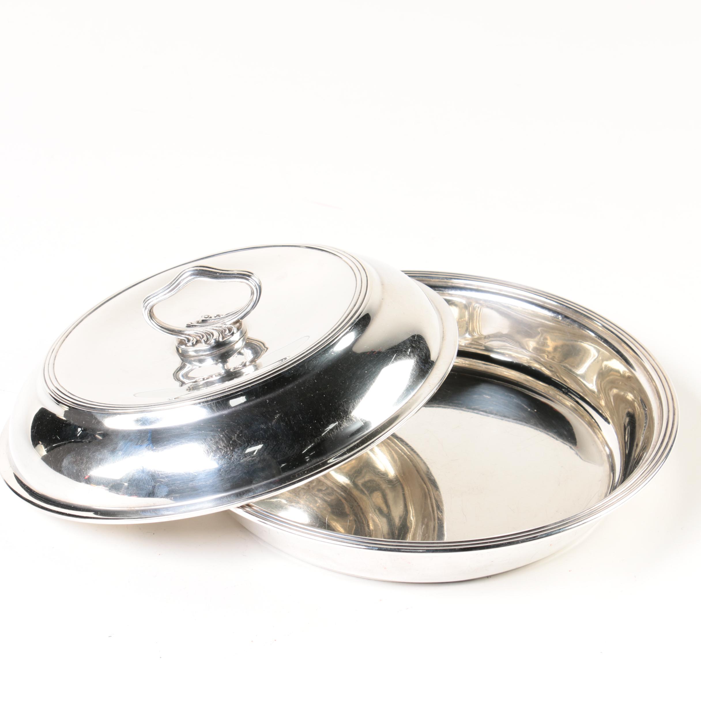 Gorham Sterling Silver Lidded Vegetable Dish