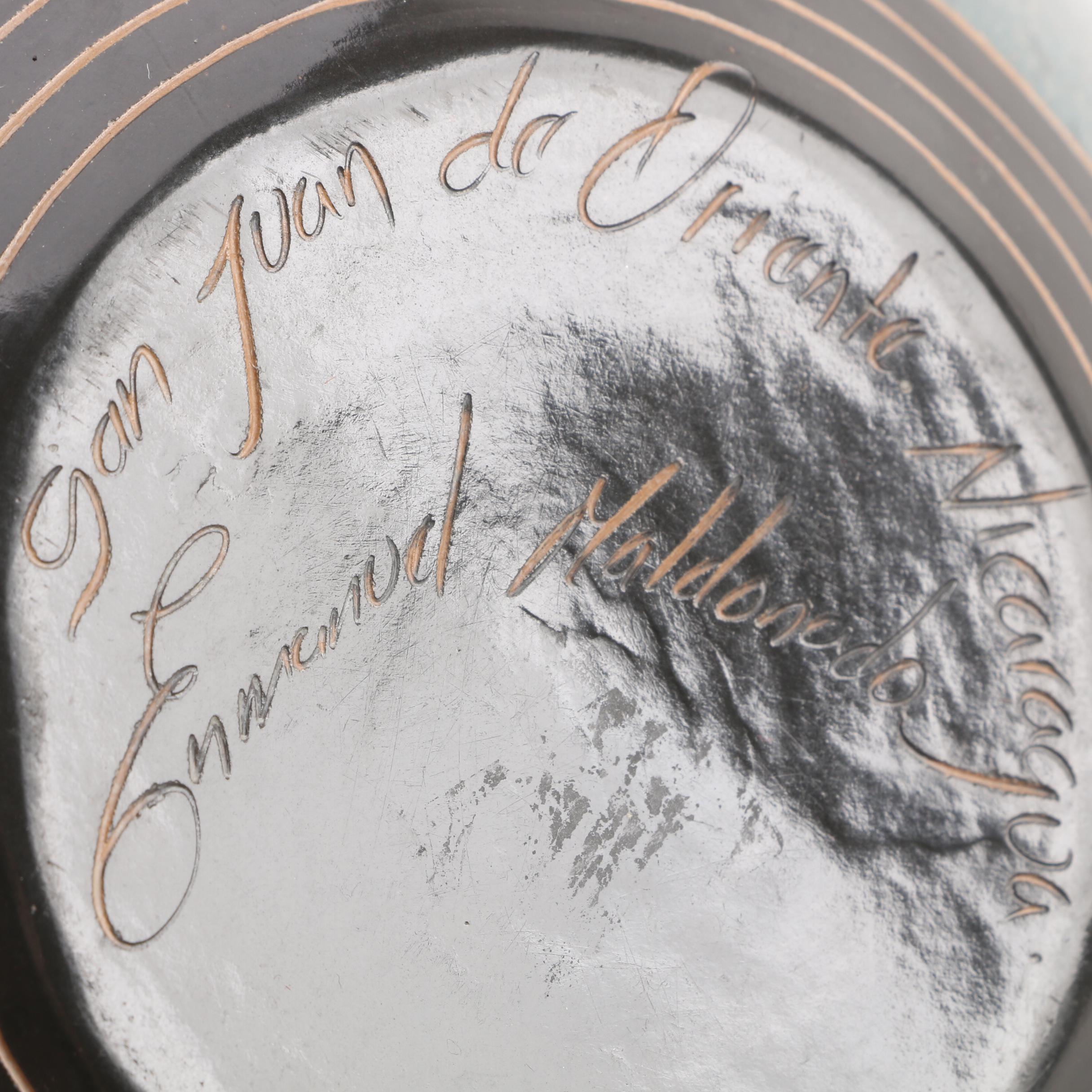 Emmanuel Maldonado Nicaraguan Art Pottery Vase