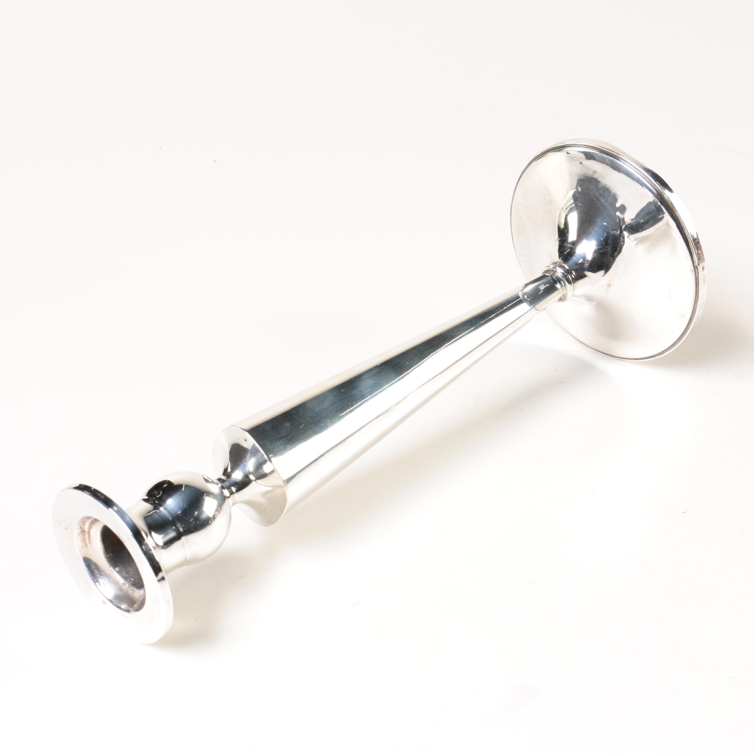 Fisher Silversmiths and Preisner Weighted Sterling Silver Candleholders