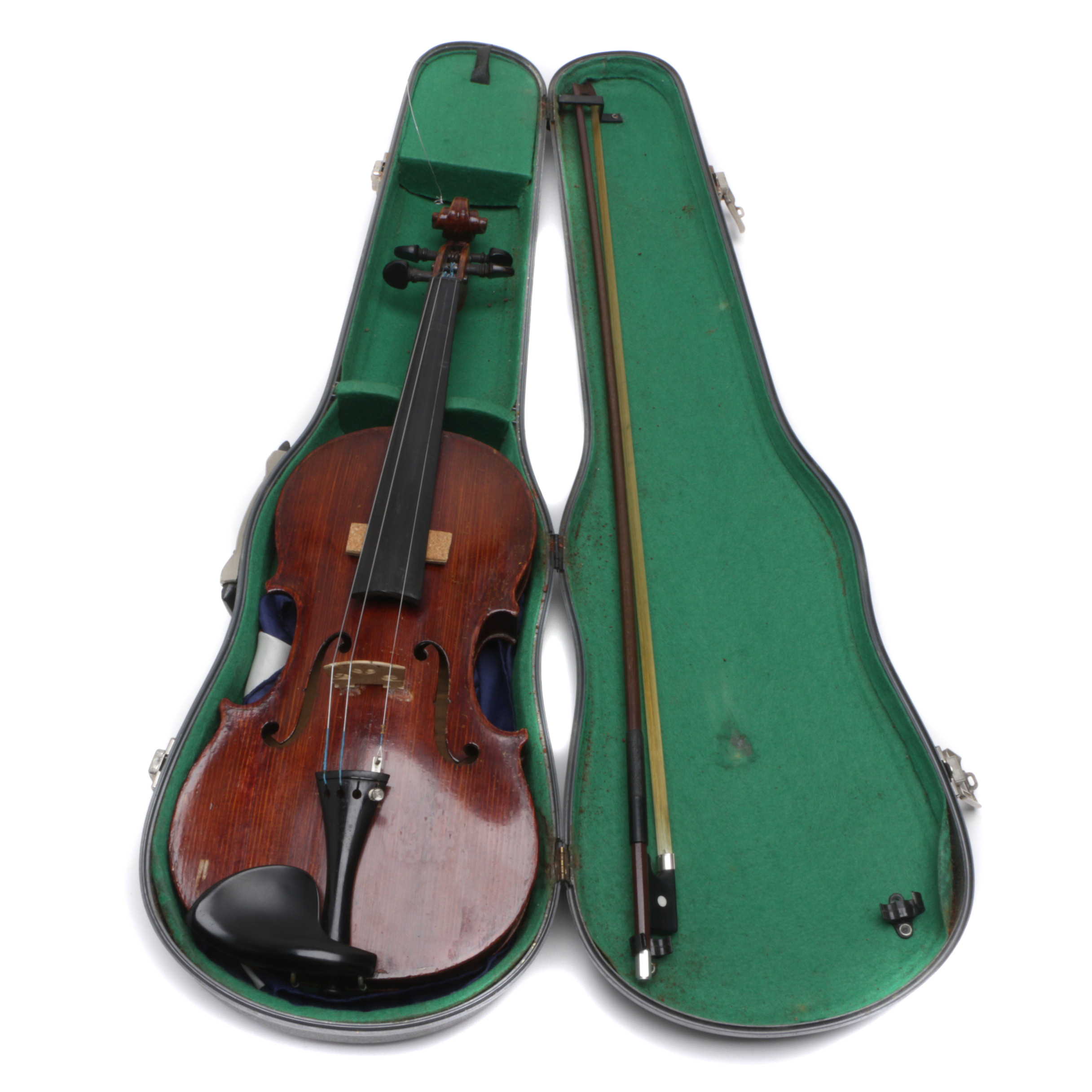 Antique George Hamburg Violin, Bow and Case