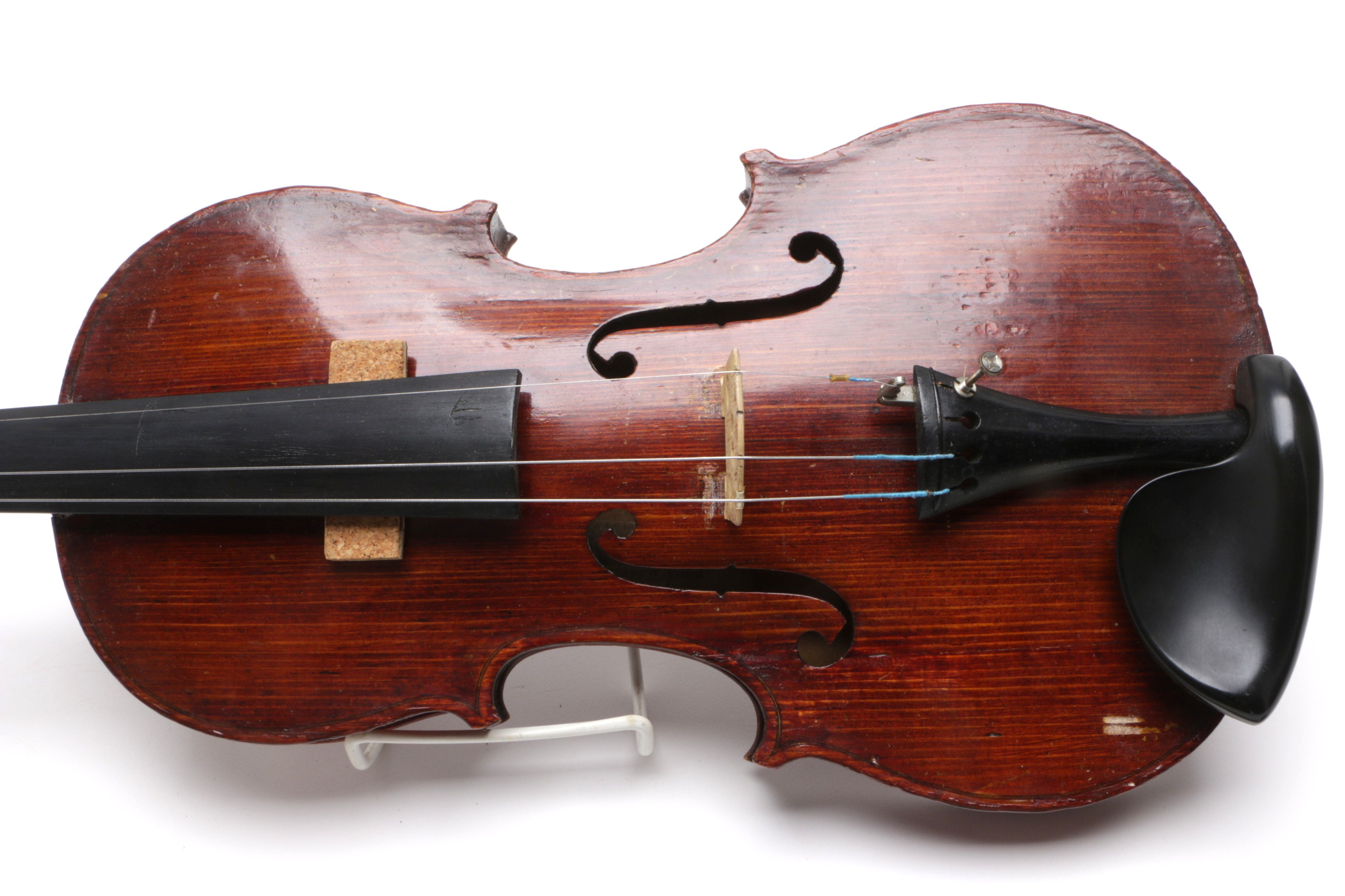 Antique George Hamburg Violin, Bow and Case