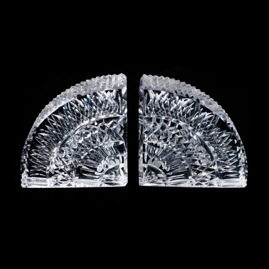 Waterford Crystal " Quadrant" Bookends