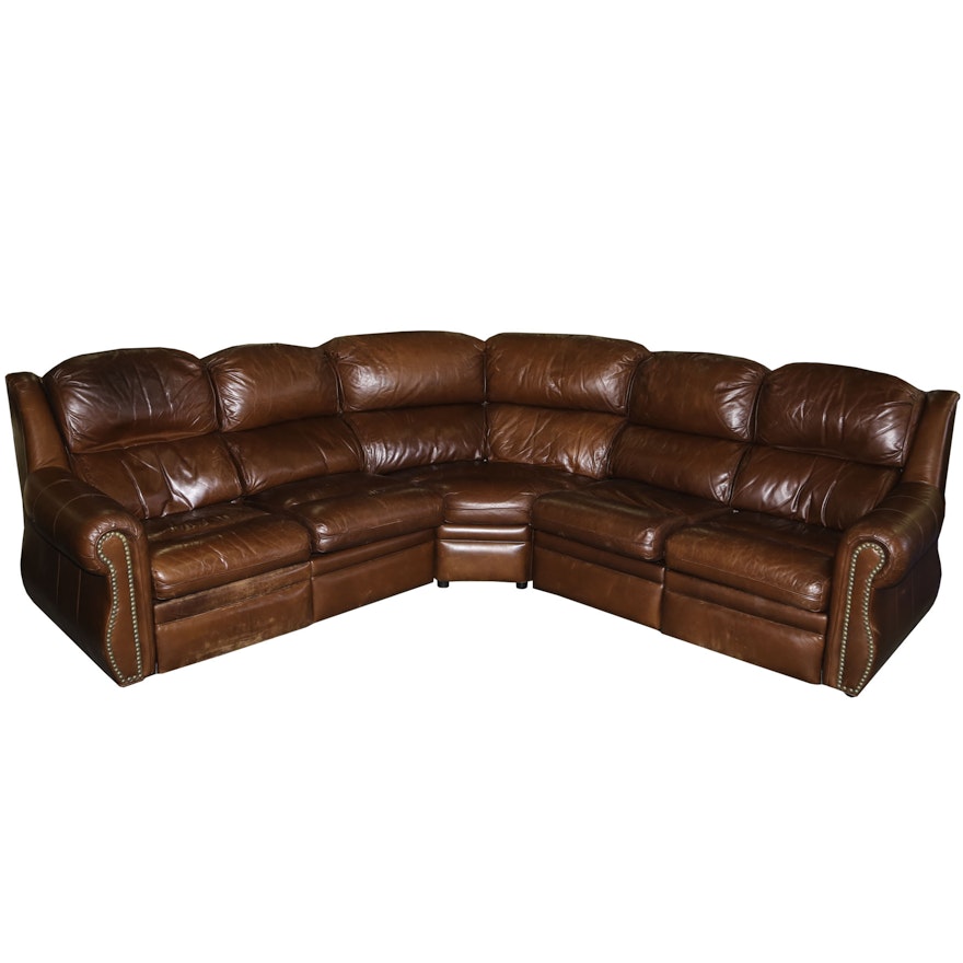 Leather Sectional Sofa by  Thomasville