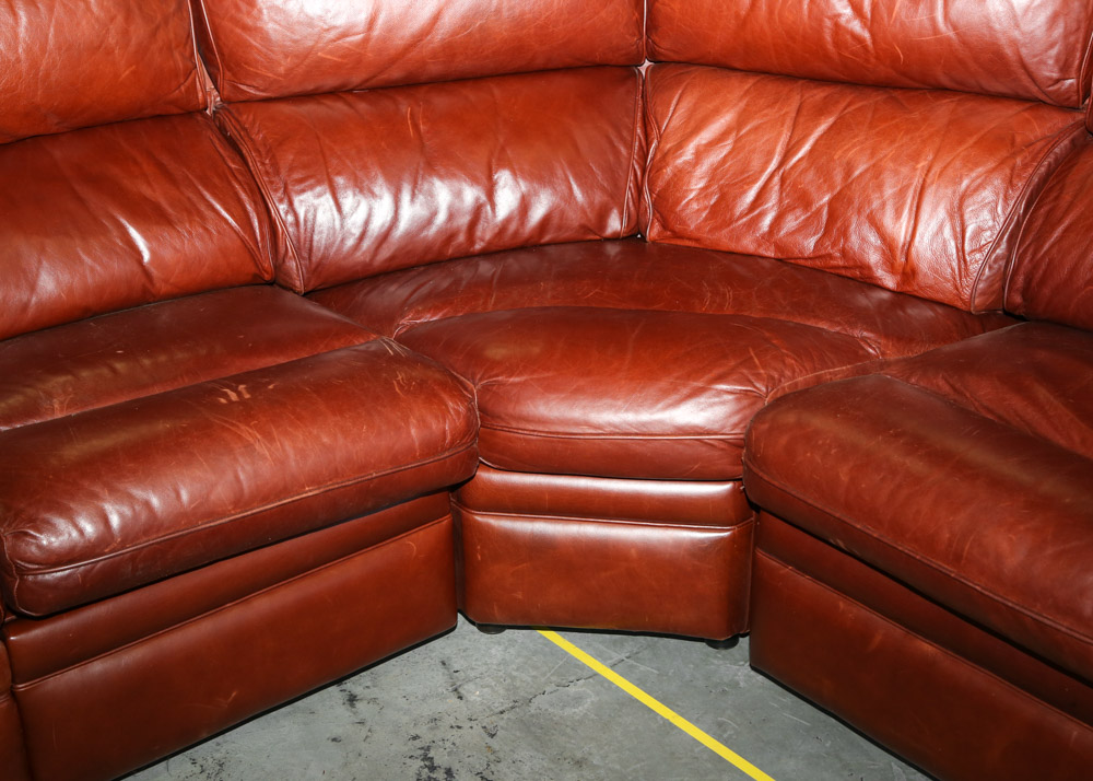 Leather Sectional Sofa by  Thomasville