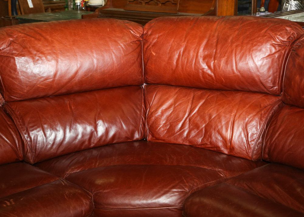 Leather Sectional Sofa by  Thomasville