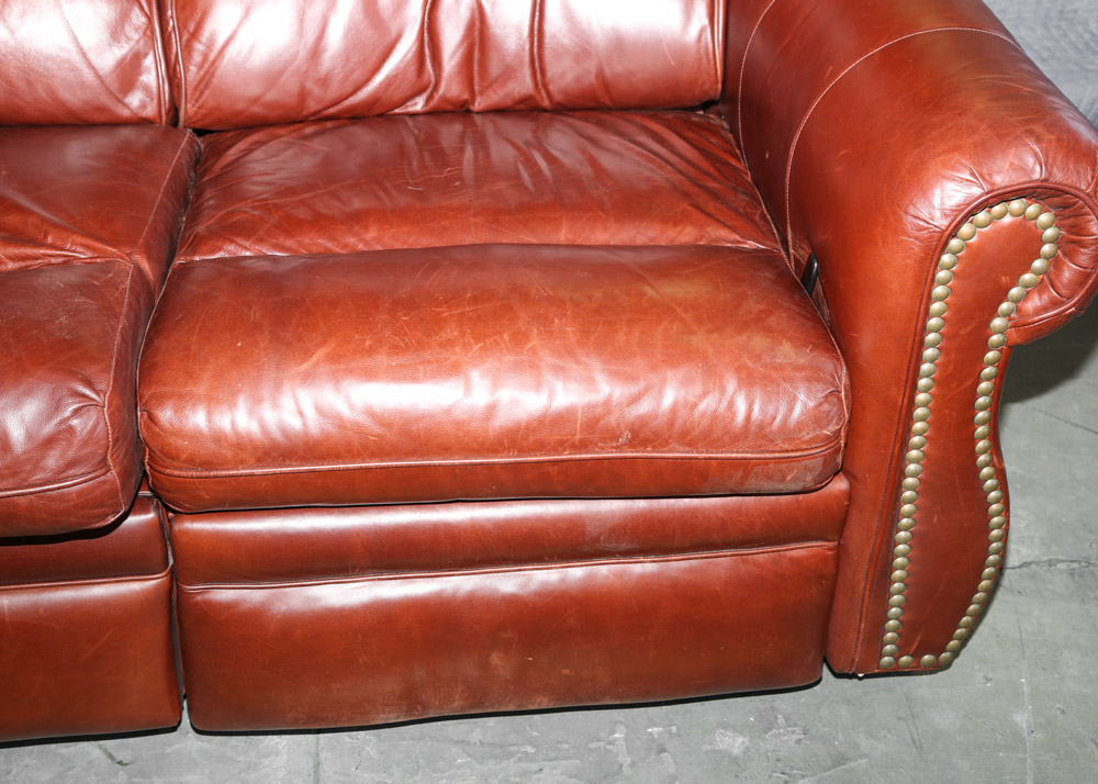 Leather Sectional Sofa by  Thomasville