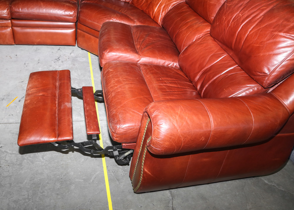 Leather Sectional Sofa by  Thomasville