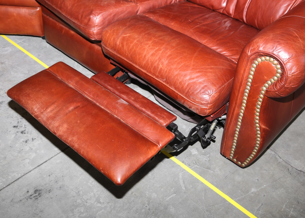 Leather Sectional Sofa by  Thomasville