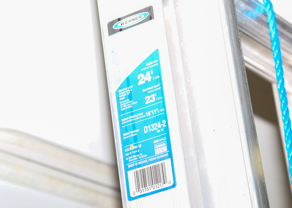 Werner 24-Foot Extension Ladder