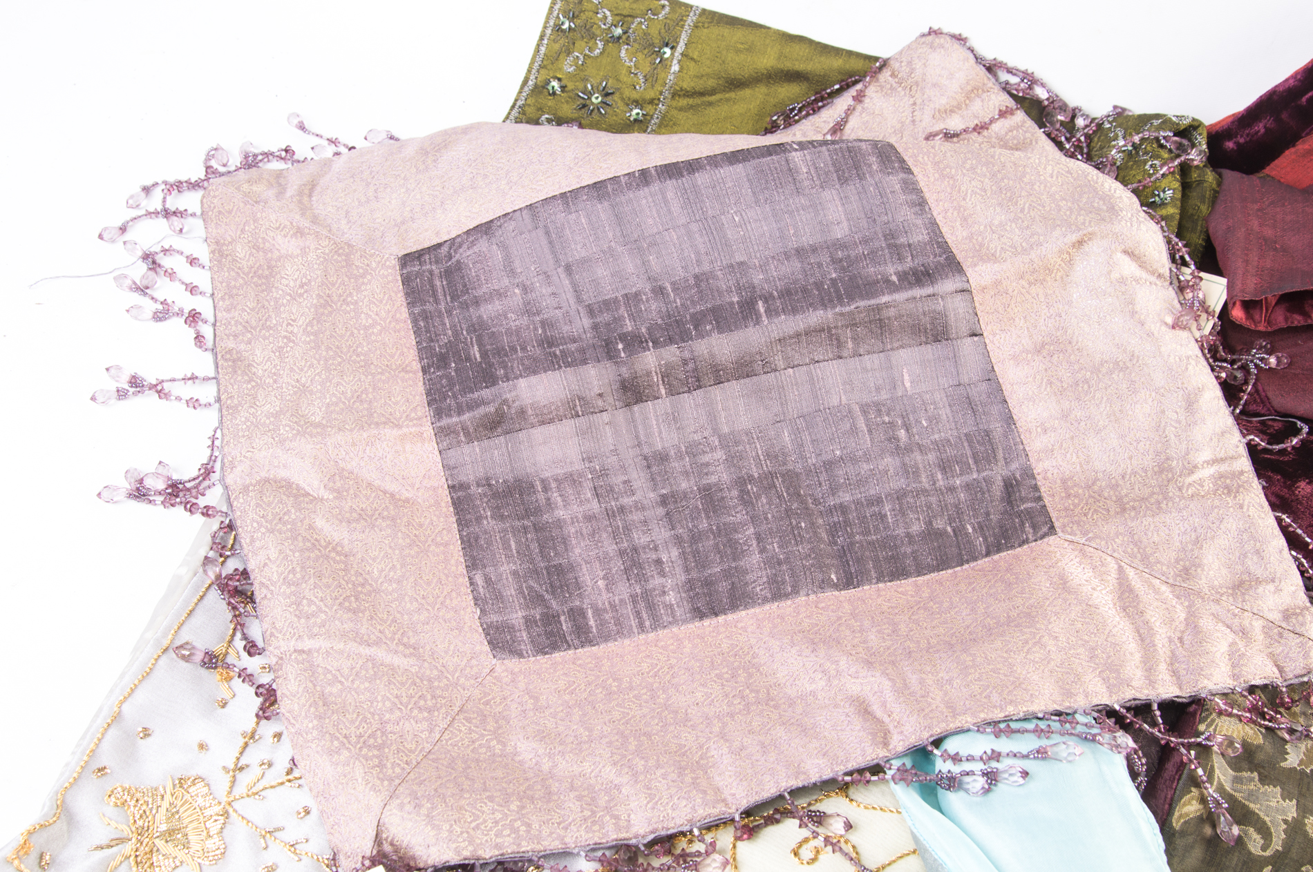 Hallmart Collectibles Beaded Pillow Covers and Linens