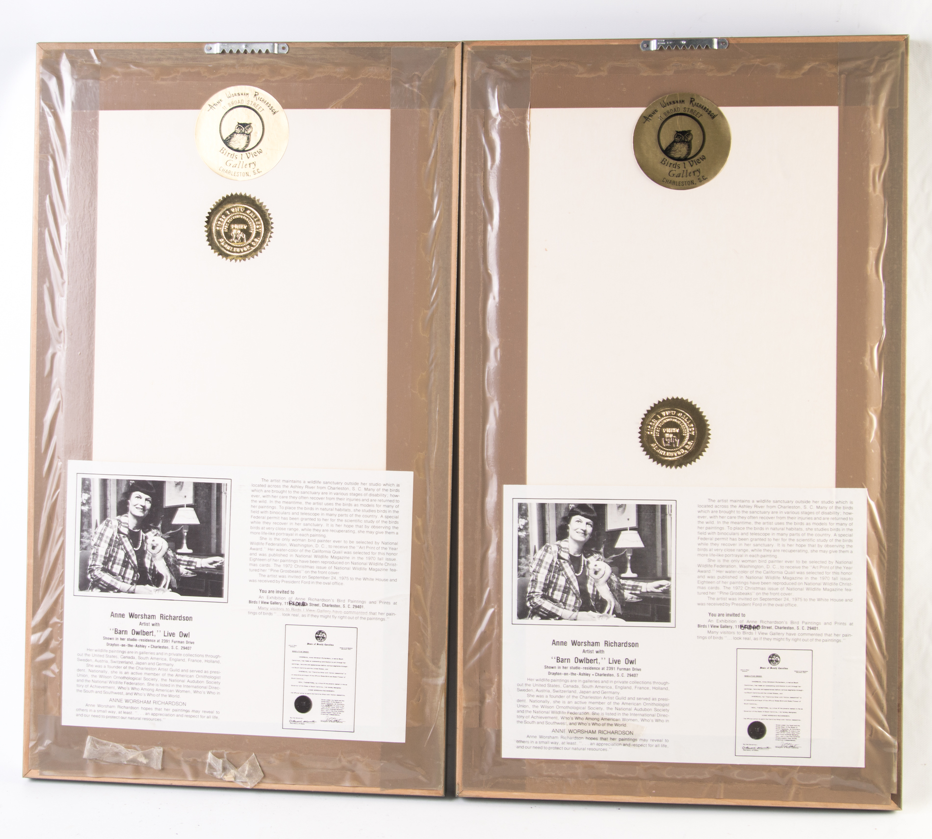 Ann Worsham Richardson Limited Edition Signed Offset Lithographs