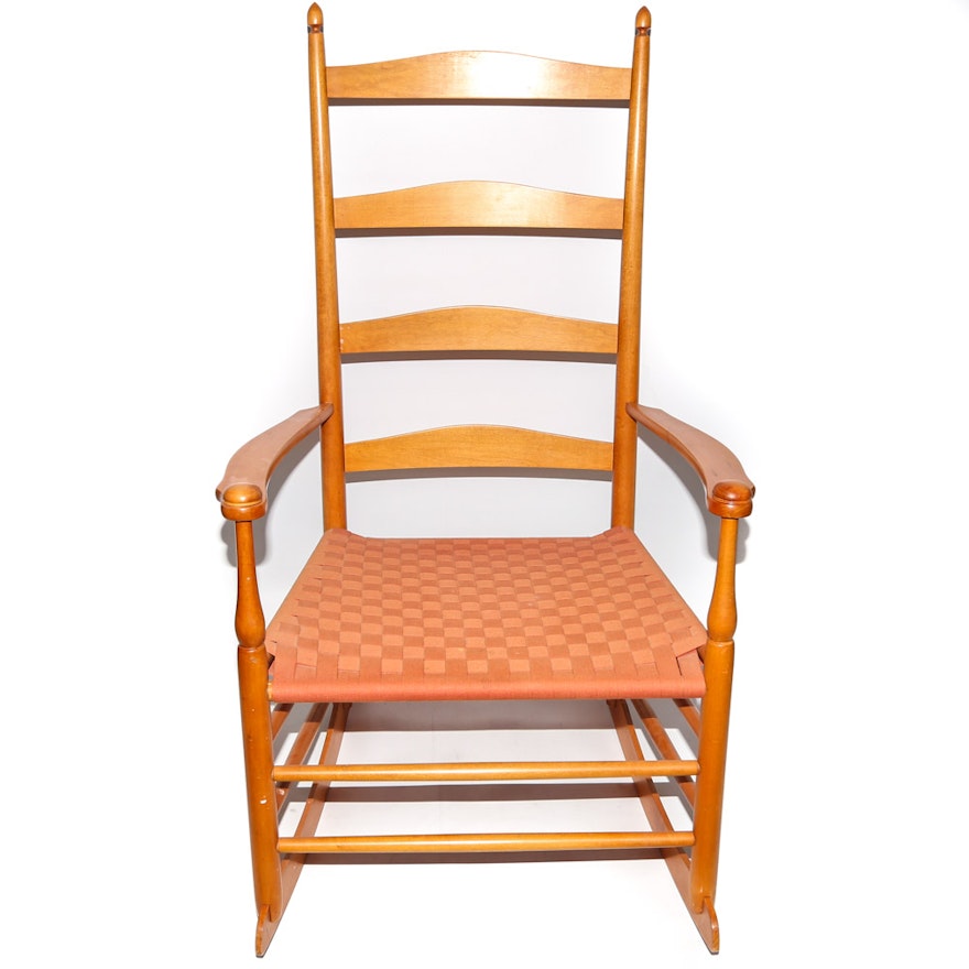 Shaker Style Ladderback Rocking Chair by Shaker Limited