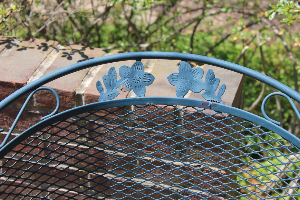 Wrought Metal Patio Table with Chairs