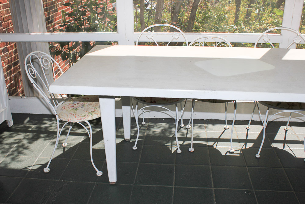 Table and Seven Chairs