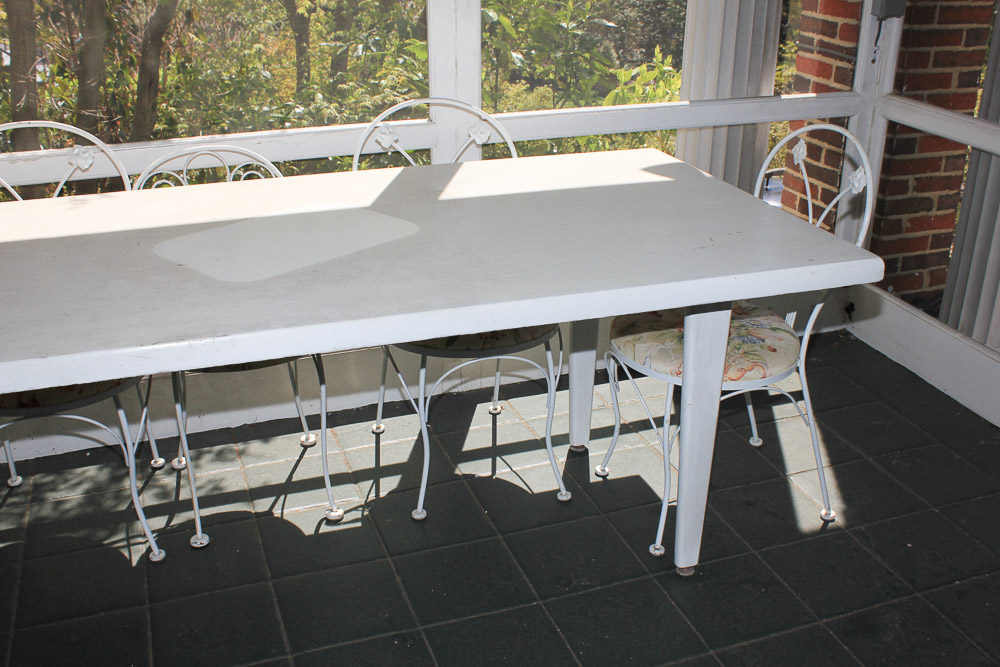 Table and Seven Chairs