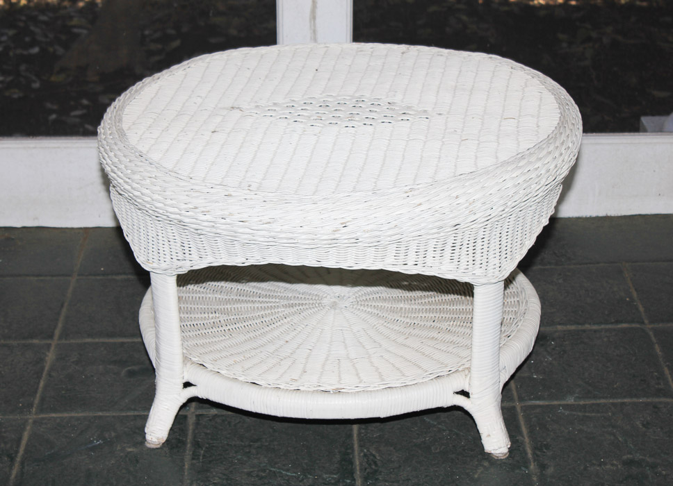 Wicker Furniture Assortment in White