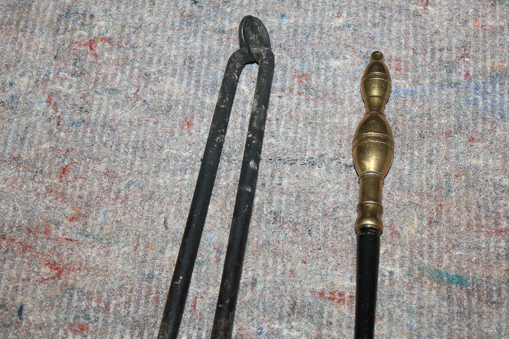 Vintage Federal Style Fireplace Set