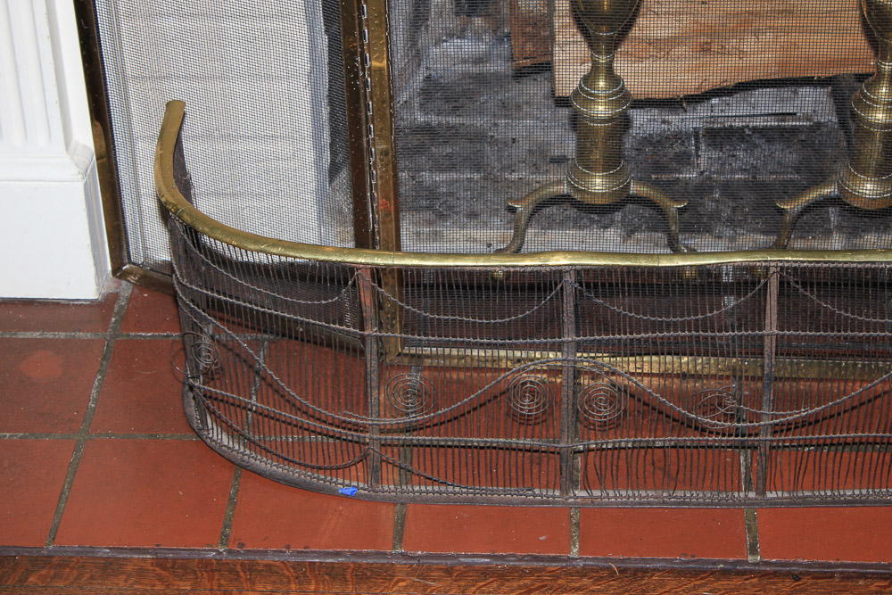 Vintage Federal Style Fireplace Set