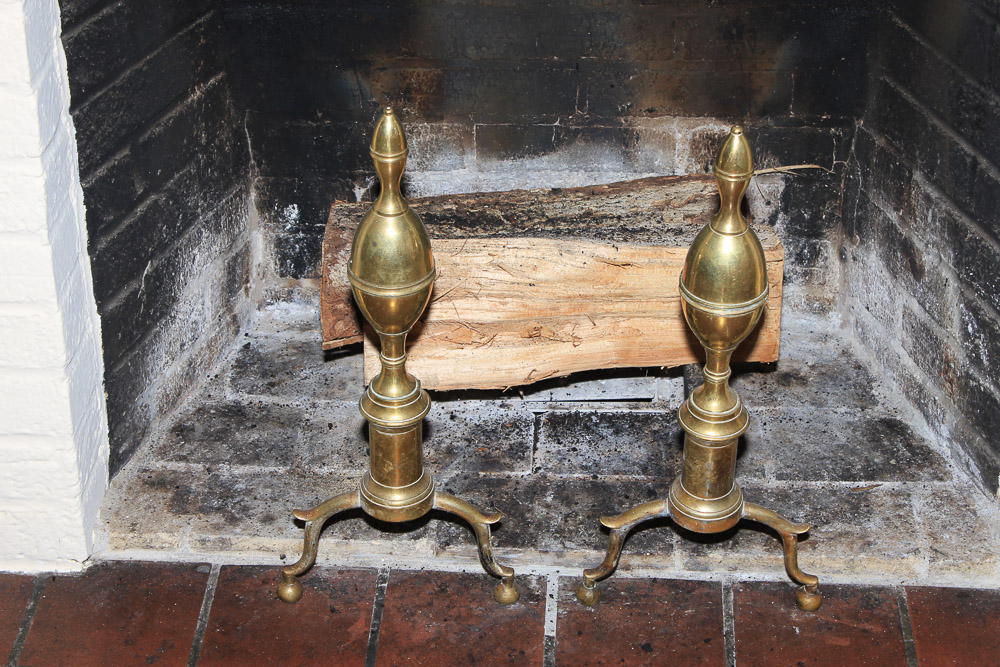 Vintage Federal Style Fireplace Set