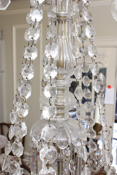 Vintage Continental Maria Theresa Style Crystal Chandelier