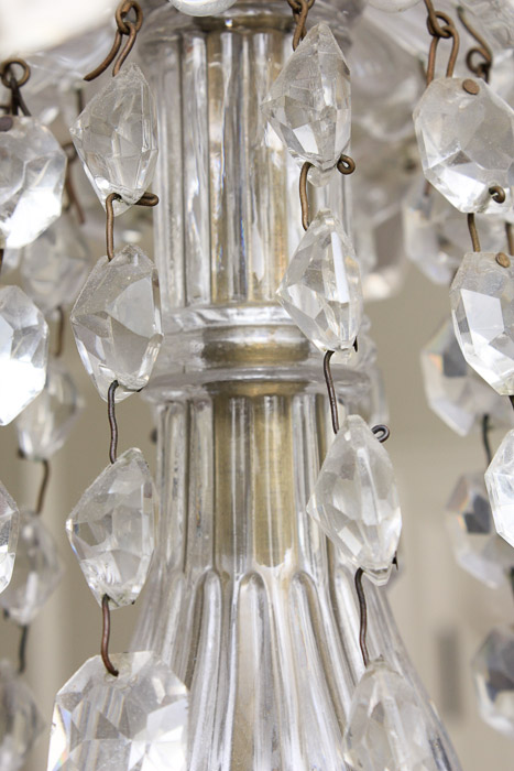 Vintage Continental Maria Theresa Style Crystal Chandelier