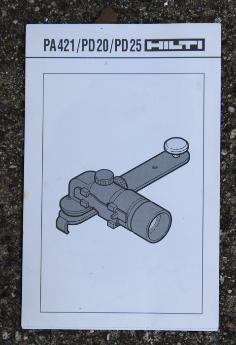 Hilti PD 25 Set in Case