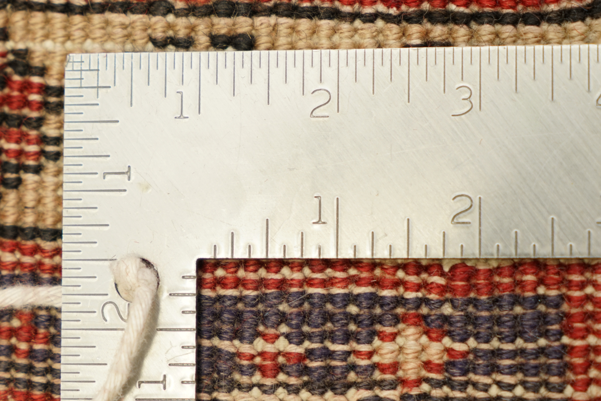 Hand-Knotted Persian Karaja Wool Runner