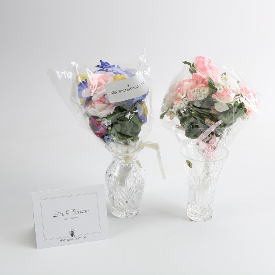 Waterford Crystal 2nd and 3rd Edition Mother's Day Vases