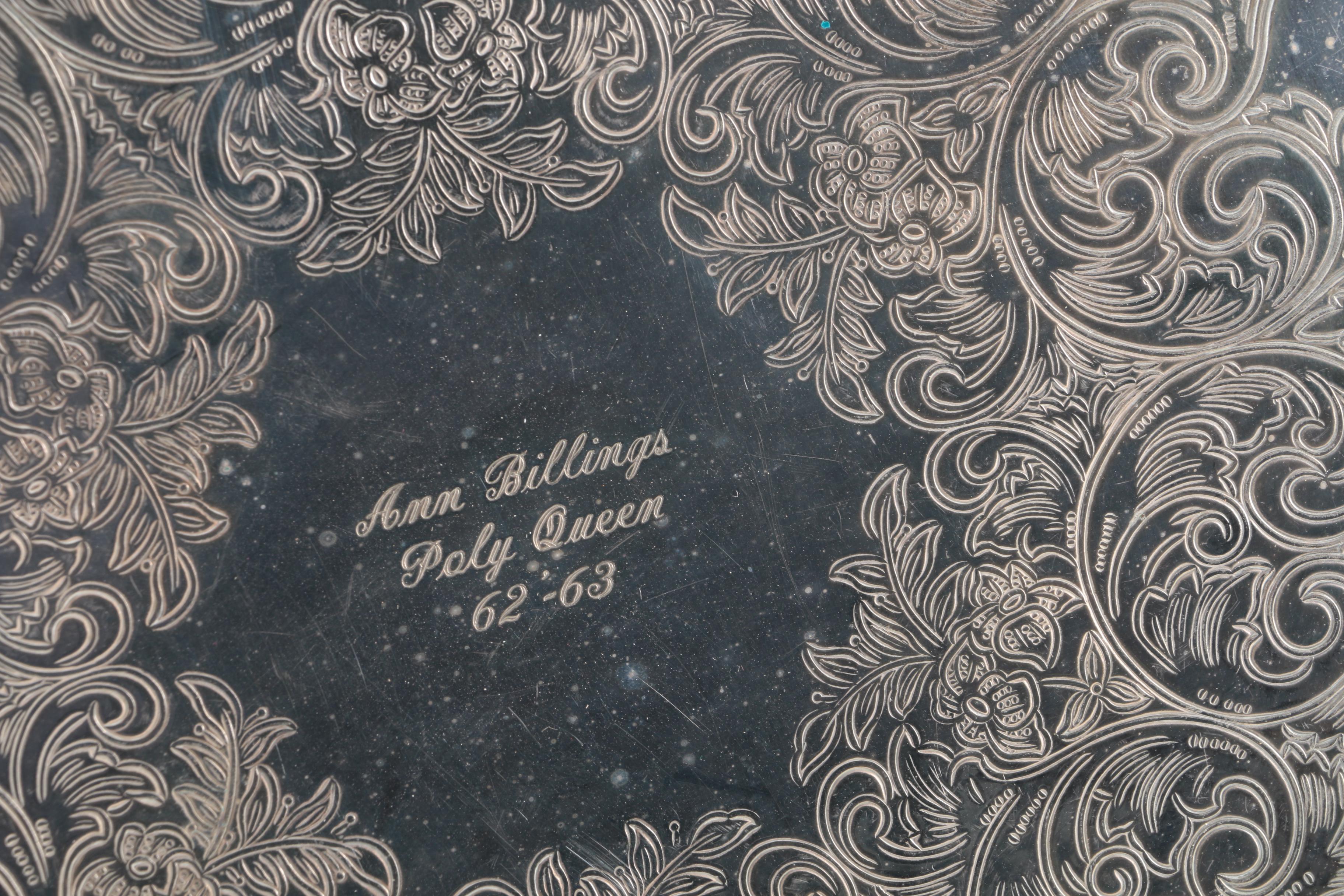 Towle Silver Plate Serving Tray and Other Silver Plate Serveware with Gorham