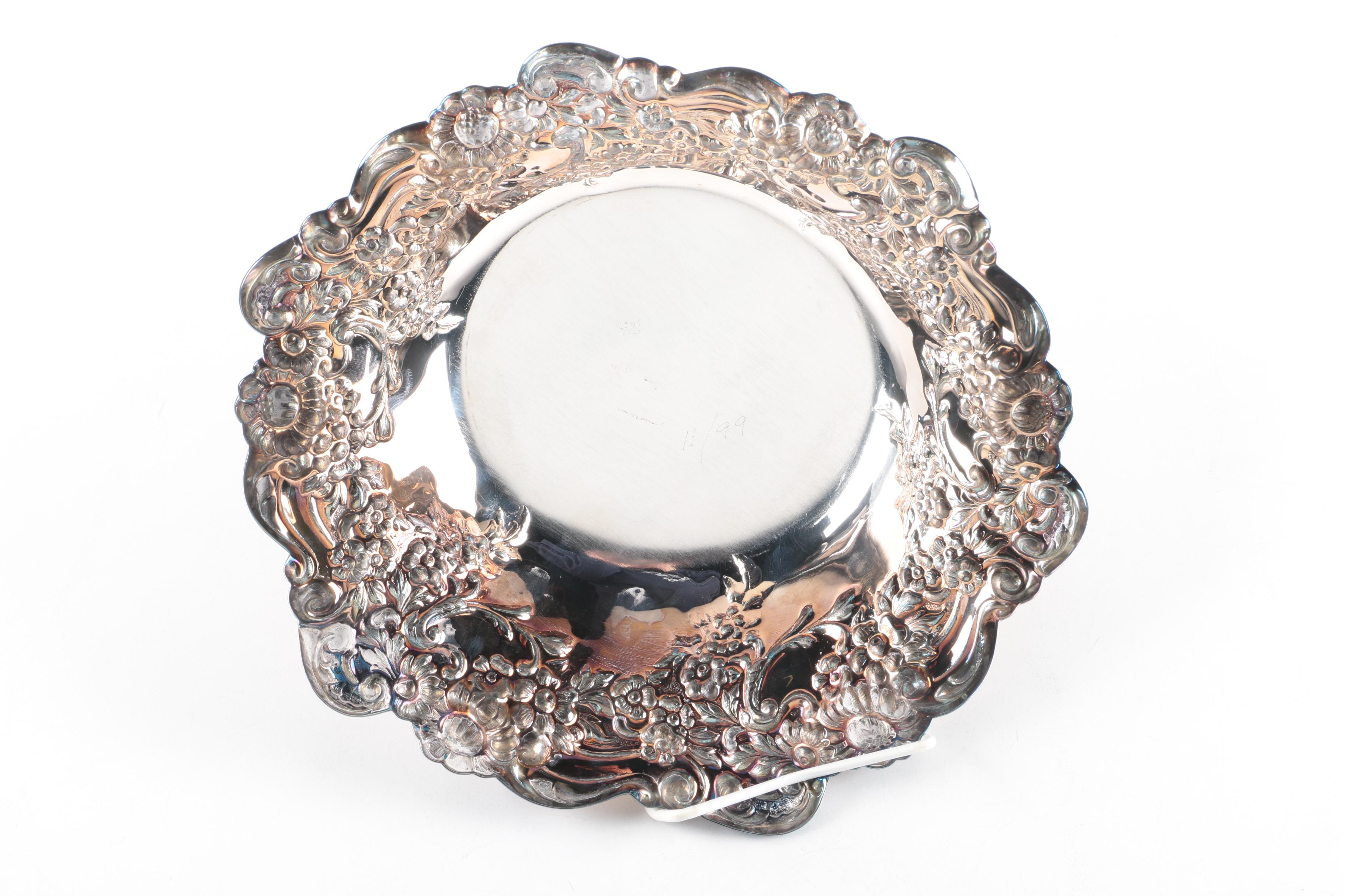 Towle Silver Plate Serving Tray and Other Silver Plate Serveware with Gorham