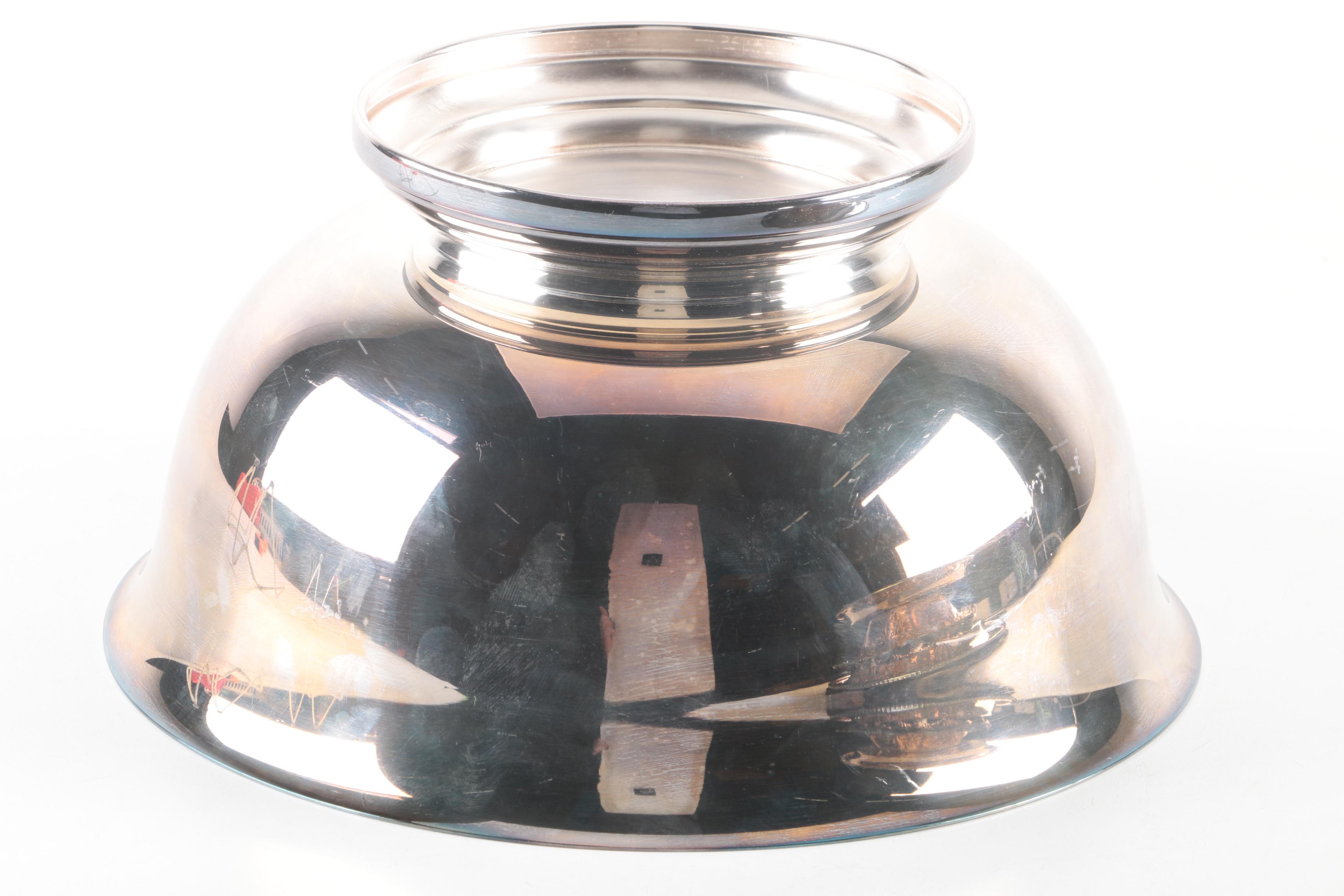 Towle Silver Plate Serving Tray and Other Silver Plate Serveware with Gorham