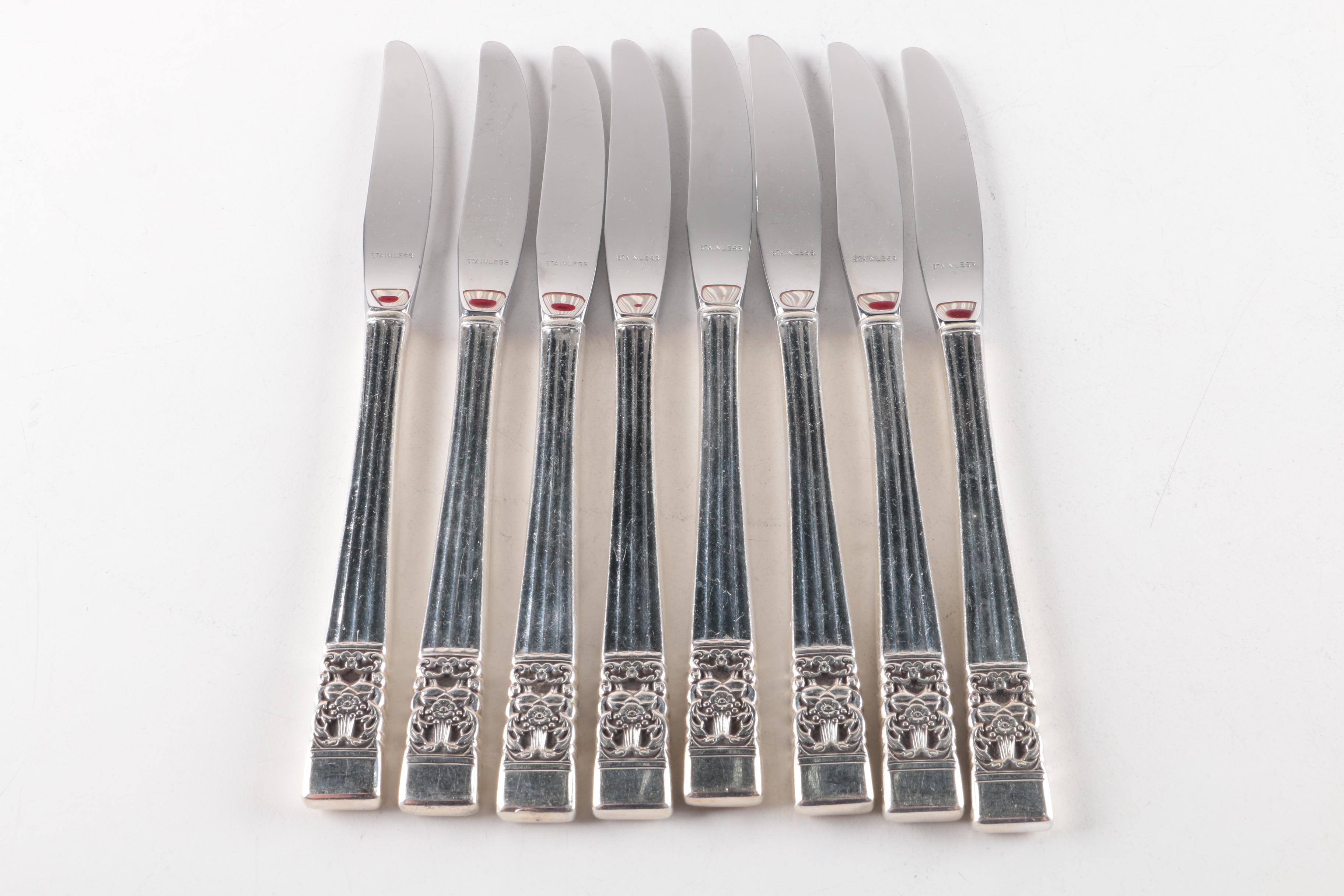 Oneida Community "Coronation" Silver-Plated Flatware Set