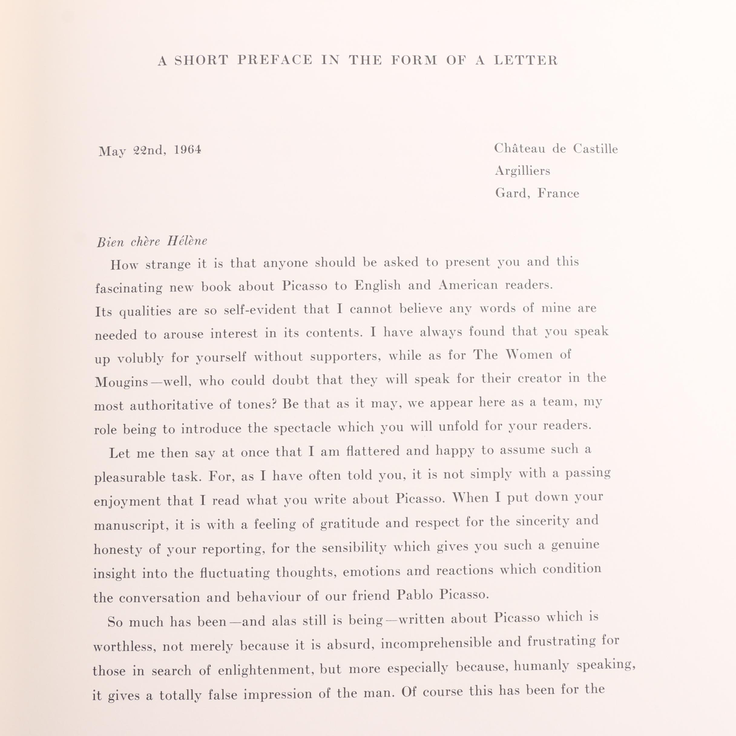 1964 "Picasso: Women" by Hélène Parmelin