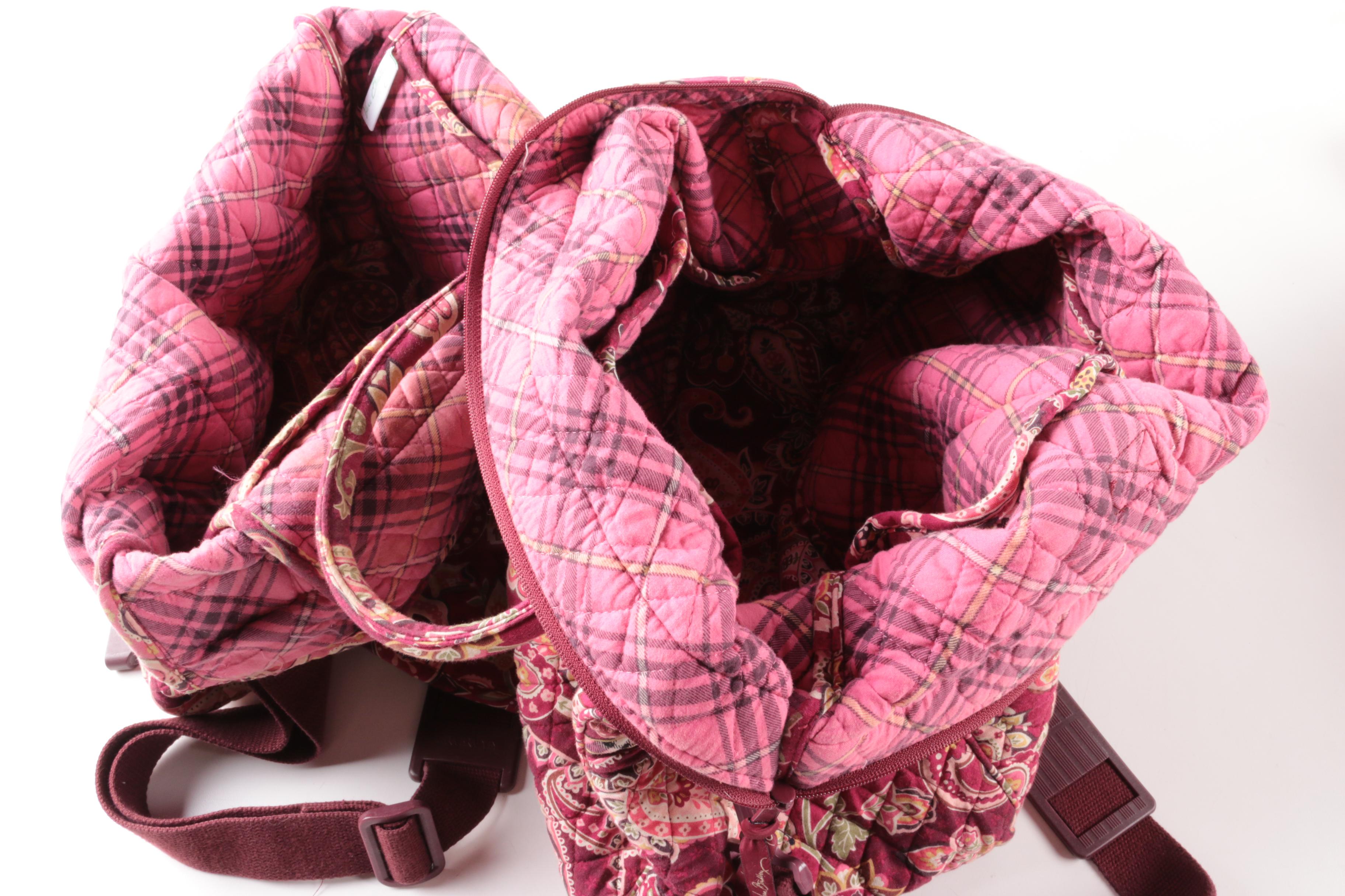 Vera Bradley "Picadilly Plum" Carry-On Luggage Pieces