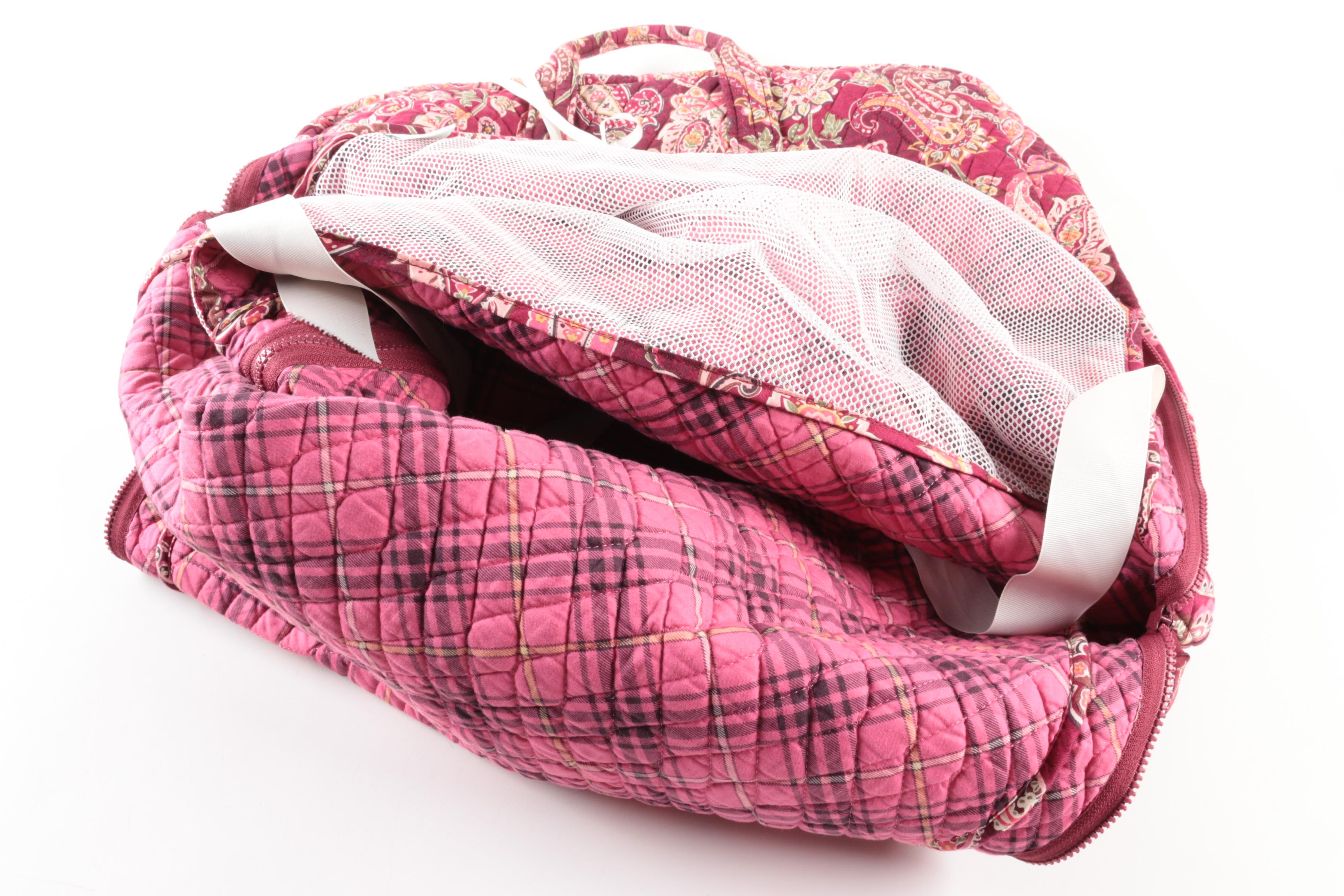 Vera Bradley "Picadilly Plum" Carry-On Luggage Pieces