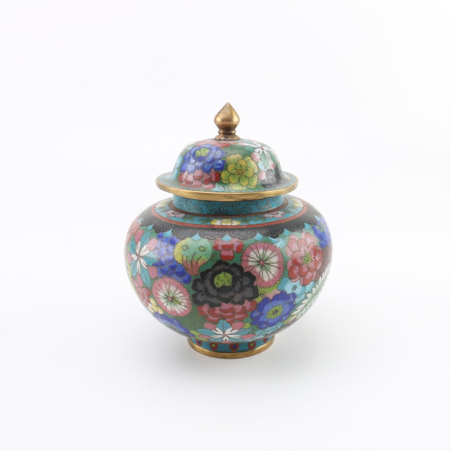 Chinese Cloisonné Urn