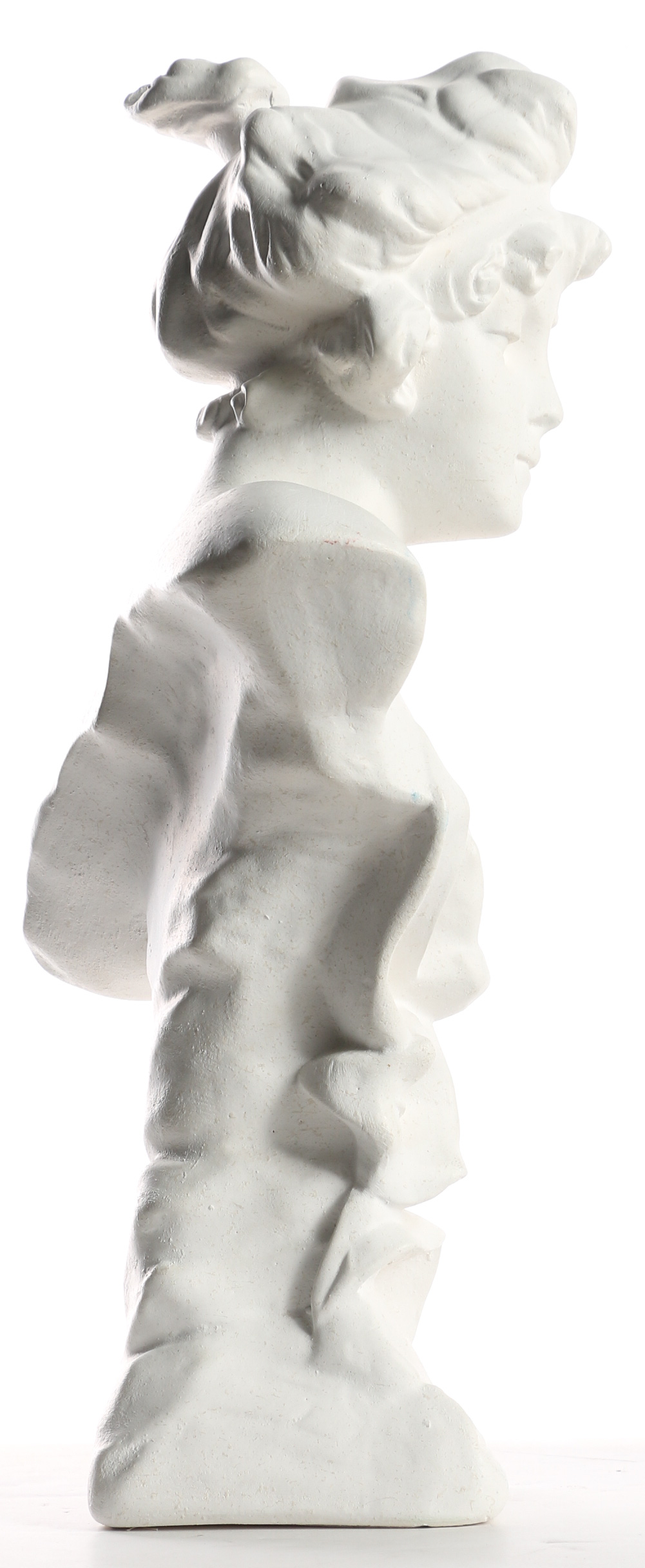 Plaster Bust Sculpture of a Woman