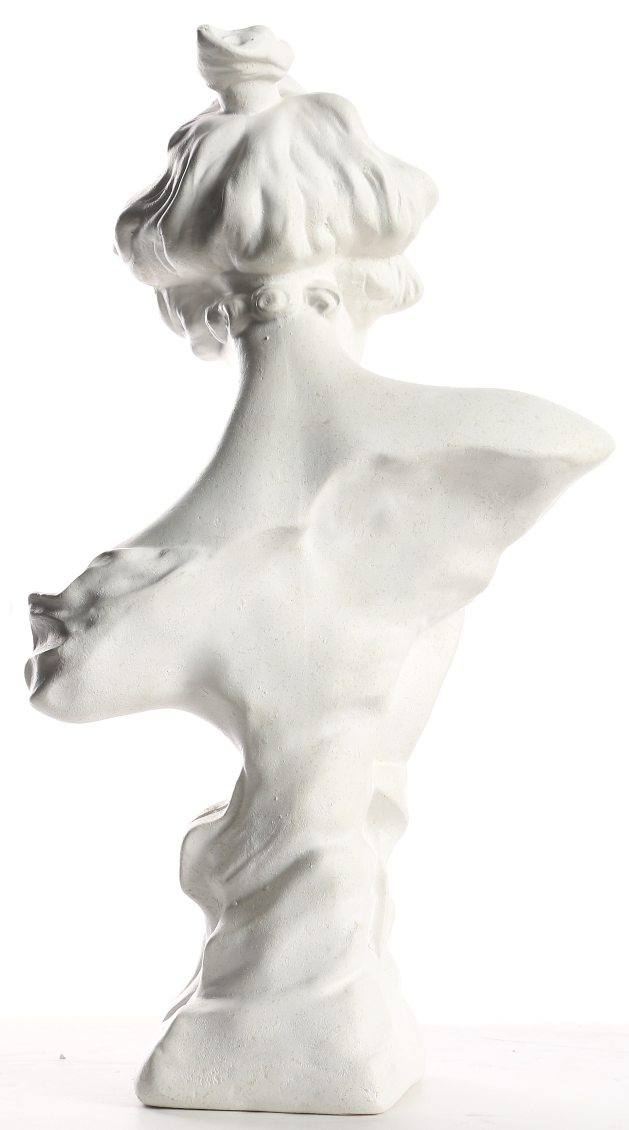 Plaster Bust Sculpture of a Woman