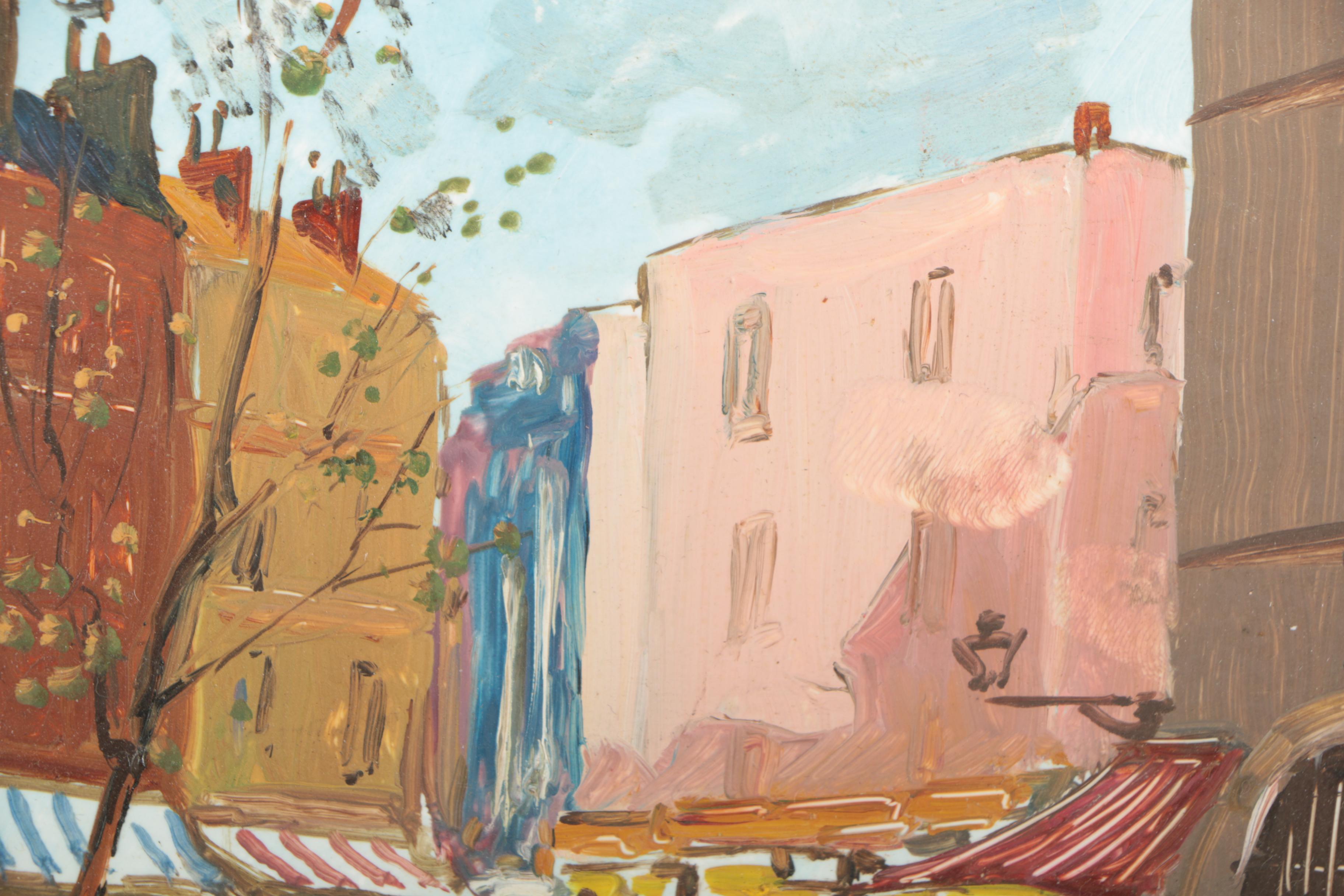 Charles Nicoise Oil Painting on Porcelain Tile